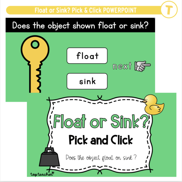 Float or Sink? Pick & Click POWERPOINT - Image 2